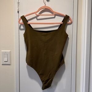 Reformation Olive Bodysuit